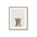 Picture of Baby Lion _GroupedProduct_Rectangle_Portrait_Mini_ _GroupedProduct_Rectangle_Portrait_Framed_Matted_