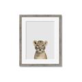 Picture of Baby Lion _GroupedProduct_Rectangle_Portrait_Mini_ _GroupedProduct_Rectangle_Portrait_Framed_Matted_
