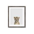 Picture of Baby Lion _GroupedProduct_Rectangle_Portrait_Mini_ _GroupedProduct_Rectangle_Portrait_Framed_Matted_