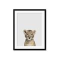 Picture of Baby Lion _GroupedProduct_Rectangle_Portrait_Mini_ _GroupedProduct_Rectangle_Portrait_Framed_Matted_