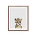 Picture of Baby Lion _GroupedProduct_Rectangle_Portrait_Mini_ _GroupedProduct_Rectangle_Portrait_Framed_Matted_