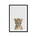 Picture of Baby Lion _GroupedProduct_Rectangle_Portrait_Mini_ _GroupedProduct_Rectangle_Portrait_Framed_Matted_