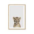 Picture of Baby Lion _GroupedProduct_Rectangle_Portrait_Mini_ _GroupedProduct_Rectangle_Portrait_Framed_Matted_