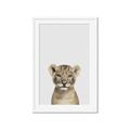 Picture of Baby Lion _GroupedProduct_Rectangle_Portrait_Mini_ _GroupedProduct_Rectangle_Portrait_Framed_Matted_