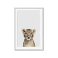 Picture of Baby Lion _GroupedProduct_Rectangle_Portrait_Mini_ _GroupedProduct_Rectangle_Portrait_Framed_Matted_