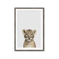 Picture of Baby Lion _GroupedProduct_Rectangle_Portrait_Mini_ _GroupedProduct_Rectangle_Portrait_Framed_Matted_