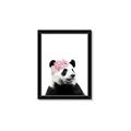 Picture of Flower Crown Panda _GroupedProduct_Rectangle_Portrait_Mini_ _GroupedProduct_Rectangle_Portrait_Framed_Matted_