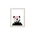 Picture of Flower Crown Panda _GroupedProduct_Rectangle_Portrait_Mini_ _GroupedProduct_Rectangle_Portrait_Framed_Matted_