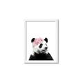 Picture of Flower Crown Panda _GroupedProduct_Rectangle_Portrait_Mini_ _GroupedProduct_Rectangle_Portrait_Framed_Matted_