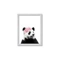 Picture of Flower Crown Panda _GroupedProduct_Rectangle_Portrait_Mini_ _GroupedProduct_Rectangle_Portrait_Framed_Matted_