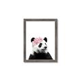 Picture of Flower Crown Panda _GroupedProduct_Rectangle_Portrait_Mini_ _GroupedProduct_Rectangle_Portrait_Framed_Matted_