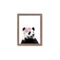 Picture of Flower Crown Panda _GroupedProduct_Rectangle_Portrait_Mini_ _GroupedProduct_Rectangle_Portrait_Framed_Matted_