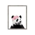 Picture of Flower Crown Panda _GroupedProduct_Rectangle_Portrait_Mini_ _GroupedProduct_Rectangle_Portrait_Framed_Matted_