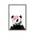 Picture of Flower Crown Panda _GroupedProduct_Rectangle_Portrait_Mini_ _GroupedProduct_Rectangle_Portrait_Framed_Matted_