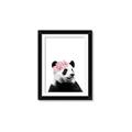 Picture of Flower Crown Panda _GroupedProduct_Rectangle_Portrait_Mini_ _GroupedProduct_Rectangle_Portrait_Framed_Matted_