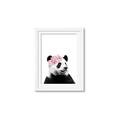 Picture of Flower Crown Panda _GroupedProduct_Rectangle_Portrait_Mini_ _GroupedProduct_Rectangle_Portrait_Framed_Matted_