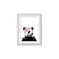 Picture of Flower Crown Panda _GroupedProduct_Rectangle_Portrait_Mini_ _GroupedProduct_Rectangle_Portrait_Framed_Matted_