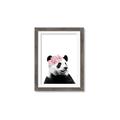 Picture of Flower Crown Panda _GroupedProduct_Rectangle_Portrait_Mini_ _GroupedProduct_Rectangle_Portrait_Framed_Matted_