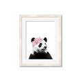 Picture of Flower Crown Panda _GroupedProduct_Rectangle_Portrait_Mini_ _GroupedProduct_Rectangle_Portrait_Framed_Matted_