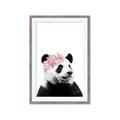 Picture of Flower Crown Panda _GroupedProduct_Rectangle_Portrait_Mini_ _GroupedProduct_Rectangle_Portrait_Framed_Matted_