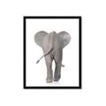 Picture of Behind Elephant _GroupedProduct_Rectangle_Portrait_Mini_ _GroupedProduct_Rectangle_Portrait_Framed_Matted_