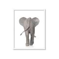 Picture of Behind Elephant _GroupedProduct_Rectangle_Portrait_Mini_ _GroupedProduct_Rectangle_Portrait_Framed_Matted_