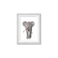Picture of Behind Elephant _GroupedProduct_Rectangle_Portrait_Mini_ _GroupedProduct_Rectangle_Portrait_Framed_Matted_
