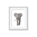 Picture of Behind Elephant _GroupedProduct_Rectangle_Portrait_Mini_ _GroupedProduct_Rectangle_Portrait_Framed_Matted_