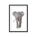 Picture of Behind Elephant _GroupedProduct_Rectangle_Portrait_Mini_ _GroupedProduct_Rectangle_Portrait_Framed_Matted_