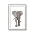 Picture of Behind Elephant _GroupedProduct_Rectangle_Portrait_Mini_ _GroupedProduct_Rectangle_Portrait_Framed_Matted_
