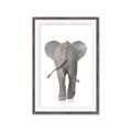 Picture of Behind Elephant _GroupedProduct_Rectangle_Portrait_Mini_ _GroupedProduct_Rectangle_Portrait_Framed_Matted_