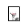 Picture of Flower Crown Deer _GroupedProduct_Rectangle_Portrait_Mini_ _GroupedProduct_Rectangle_Portrait_Framed_Matted_