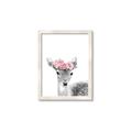 Picture of Flower Crown Deer _GroupedProduct_Rectangle_Portrait_Mini_ _GroupedProduct_Rectangle_Portrait_Framed_Matted_