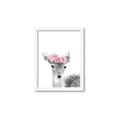 Picture of Flower Crown Deer _GroupedProduct_Rectangle_Portrait_Mini_ _GroupedProduct_Rectangle_Portrait_Framed_Matted_