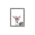 Picture of Flower Crown Deer _GroupedProduct_Rectangle_Portrait_Mini_ _GroupedProduct_Rectangle_Portrait_Framed_Matted_