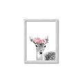 Picture of Flower Crown Deer _GroupedProduct_Rectangle_Portrait_Mini_ _GroupedProduct_Rectangle_Portrait_Framed_Matted_