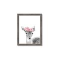 Picture of Flower Crown Deer _GroupedProduct_Rectangle_Portrait_Mini_ _GroupedProduct_Rectangle_Portrait_Framed_Matted_