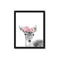 Picture of Flower Crown Deer _GroupedProduct_Rectangle_Portrait_Mini_ _GroupedProduct_Rectangle_Portrait_Framed_Matted_