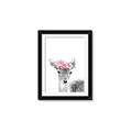 Picture of Flower Crown Deer _GroupedProduct_Rectangle_Portrait_Mini_ _GroupedProduct_Rectangle_Portrait_Framed_Matted_