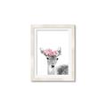 Picture of Flower Crown Deer _GroupedProduct_Rectangle_Portrait_Mini_ _GroupedProduct_Rectangle_Portrait_Framed_Matted_