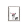 Picture of Flower Crown Deer _GroupedProduct_Rectangle_Portrait_Mini_ _GroupedProduct_Rectangle_Portrait_Framed_Matted_