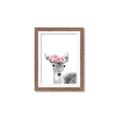 Picture of Flower Crown Deer _GroupedProduct_Rectangle_Portrait_Mini_ _GroupedProduct_Rectangle_Portrait_Framed_Matted_