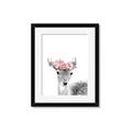 Picture of Flower Crown Deer _GroupedProduct_Rectangle_Portrait_Mini_ _GroupedProduct_Rectangle_Portrait_Framed_Matted_