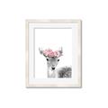 Picture of Flower Crown Deer _GroupedProduct_Rectangle_Portrait_Mini_ _GroupedProduct_Rectangle_Portrait_Framed_Matted_