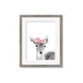 Picture of Flower Crown Deer _GroupedProduct_Rectangle_Portrait_Mini_ _GroupedProduct_Rectangle_Portrait_Framed_Matted_