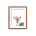 Picture of Flower Crown Deer _GroupedProduct_Rectangle_Portrait_Mini_ _GroupedProduct_Rectangle_Portrait_Framed_Matted_