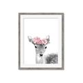 Picture of Flower Crown Deer _GroupedProduct_Rectangle_Portrait_Mini_ _GroupedProduct_Rectangle_Portrait_Framed_Matted_