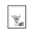 Picture of Flower Crown Deer _GroupedProduct_Rectangle_Portrait_Mini_ _GroupedProduct_Rectangle_Portrait_Framed_Matted_