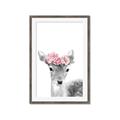 Picture of Flower Crown Deer _GroupedProduct_Rectangle_Portrait_Mini_ _GroupedProduct_Rectangle_Portrait_Framed_Matted_