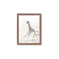 Picture of Summer Giraffe _GroupedProduct_Rectangle_Portrait_Mini_ _GroupedProduct_Rectangle_Portrait_Framed_Matted_